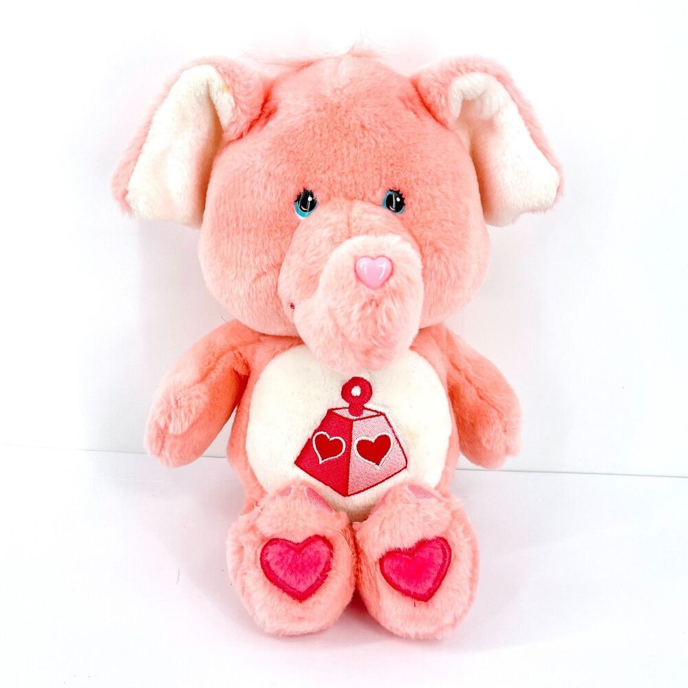 Care Bear Cousins Lotsa Heart Elephant  Plush Stuffed Animal 2004